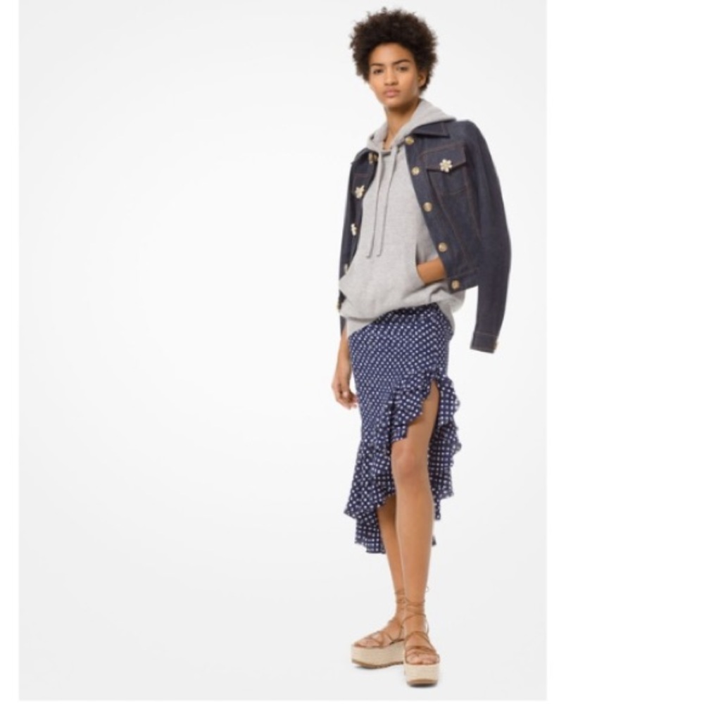 Michael Kors polka dot rumba skirt